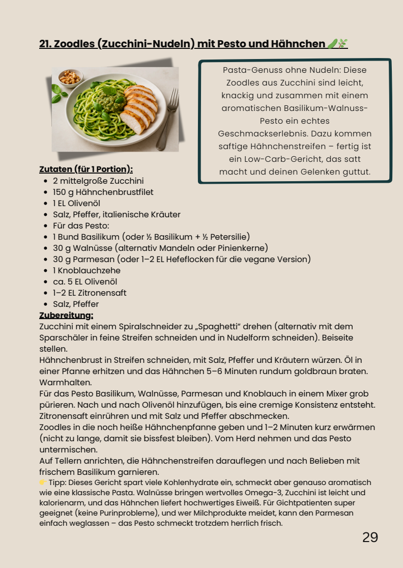 Gelenkfreundlich kochen