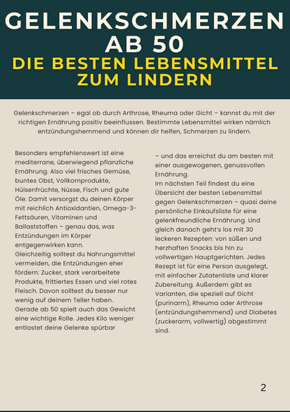 Gelenkfreundlich kochen